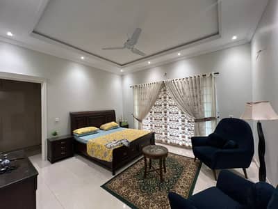 Bahria Enclave Islamabad Kanal Ground Furnished Portion Available For Rent With Soler Installed