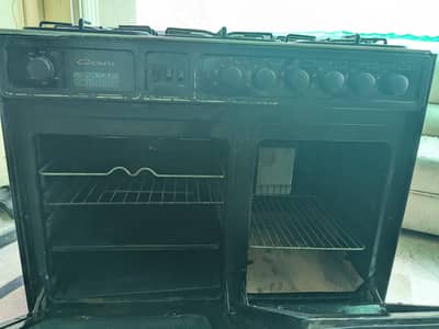 05 burnrr Cooking range with bakeing oven