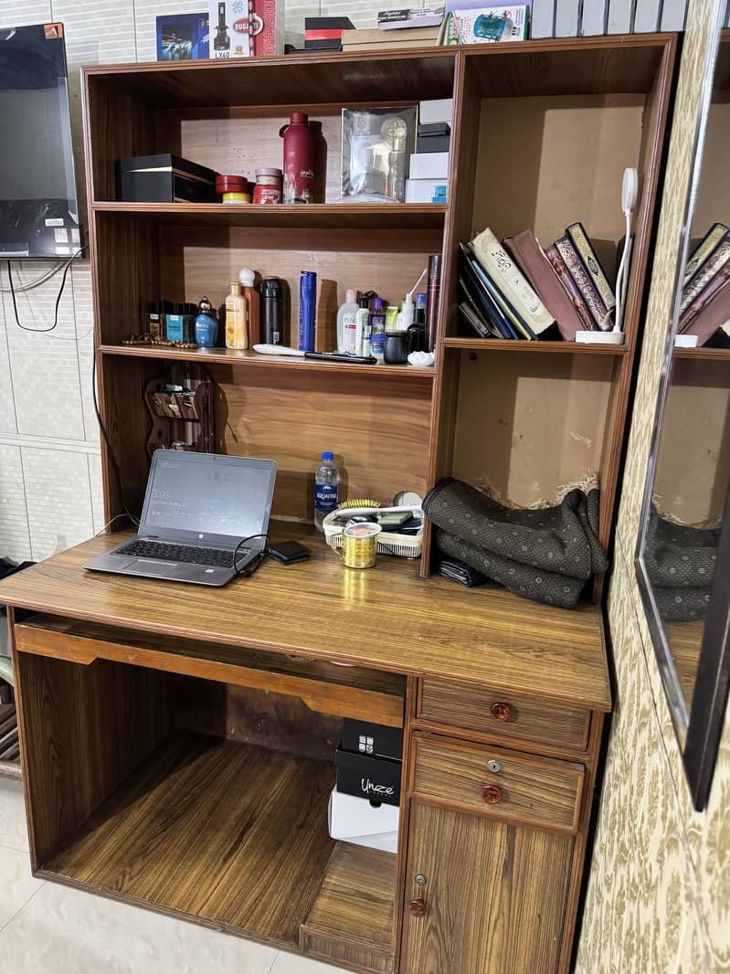 Study Table|Bookshelf|Computer Table|Book Rack|Table|100%Wood 1