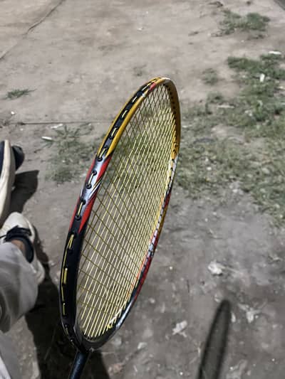 Badminton racket linings