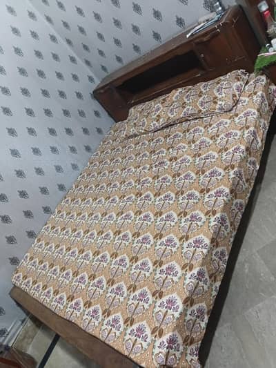 double Bed and dress table