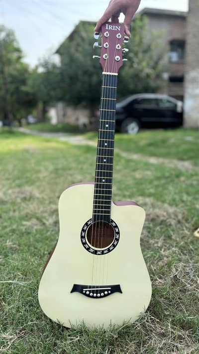 brand new acoustic guitar