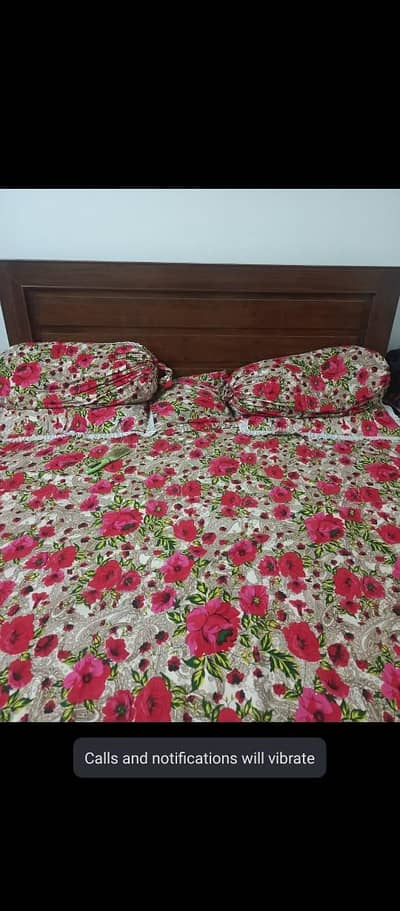king size bed with side tables and dressing