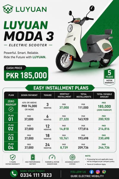 LUYUAN Electric Scooter Moda 3