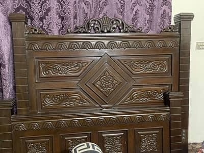 Pure chinoti Wood bed set