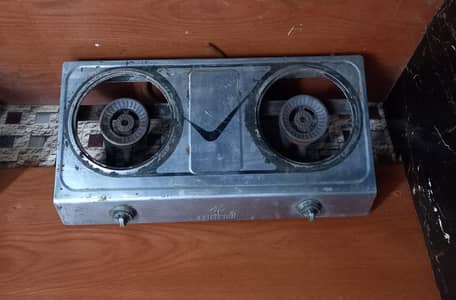 2-Burner Gas Stove (Chulah) - Working Condition