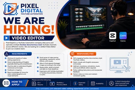 Video Editor Required