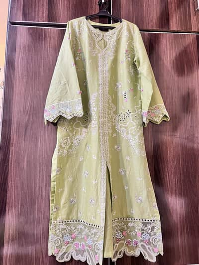 3pc fully embroided dress