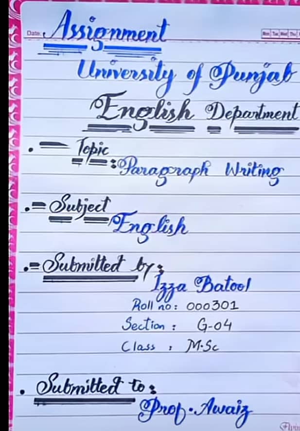 Assignment work 0