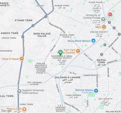 1 KANAL RESIDENTIAL PLOT AVAILABLE FOR SALE IN NASHEMAN E IQBAL PHASE 1 NEAR JOHAR TOWN