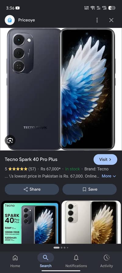 Tecno spark 40pro+