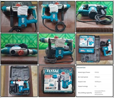TOTAL Hilti Drill Machine 1050 Watts (TG110286)