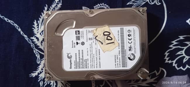 Seagate 500GB Hard drive 100% Health | 100% Performance
