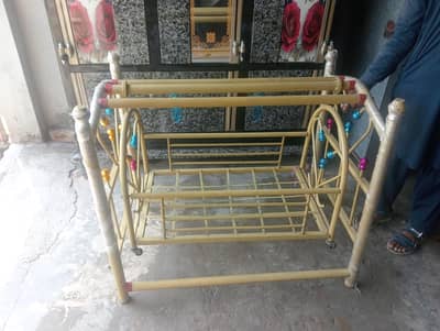 Baby Iron Cradle Jhula For Sale - Like New