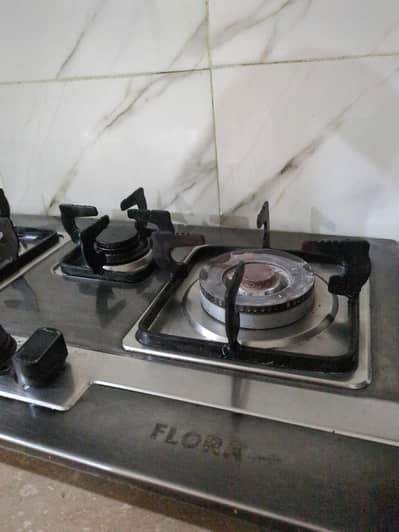 3 -Burner Built-In Gas Stove – For Sale