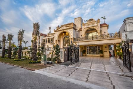 2 Kanal Brand New Spanish Design Most Beautiful Full Basement Fully Furnished Home Theater Swimming Pool Bungalow For Sale At Prime Location Of Dha Lahore Near To Park Masjid &Amp; Commercial Market