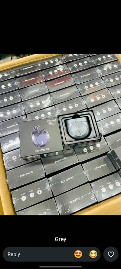 Buds Pro 10 TWS Earbuds - Brand New Wholesaler Stock (Grey -Black)