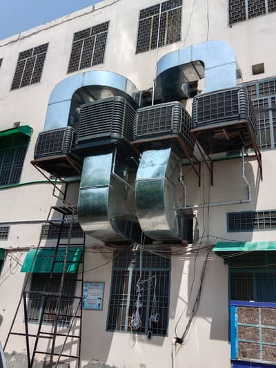 evaporative duct cooler ducting air cooler air chiller kitchen hood