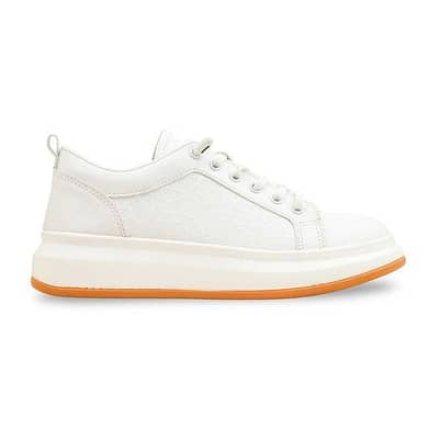 White Casual Sneaker For Women size : 39