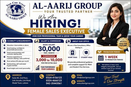 Sales Girl with Executive Office Room