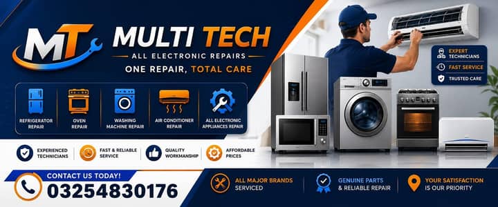 Multi tech AC service and repair company in Gujranwala 24/7