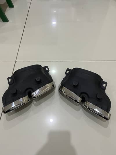 Mercedes AMG Exhaust Tips – 2 Pcs – C-Class & E-Class