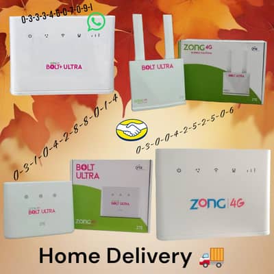zong bolt ultra router fastest speed all over Pakistan Lan port route