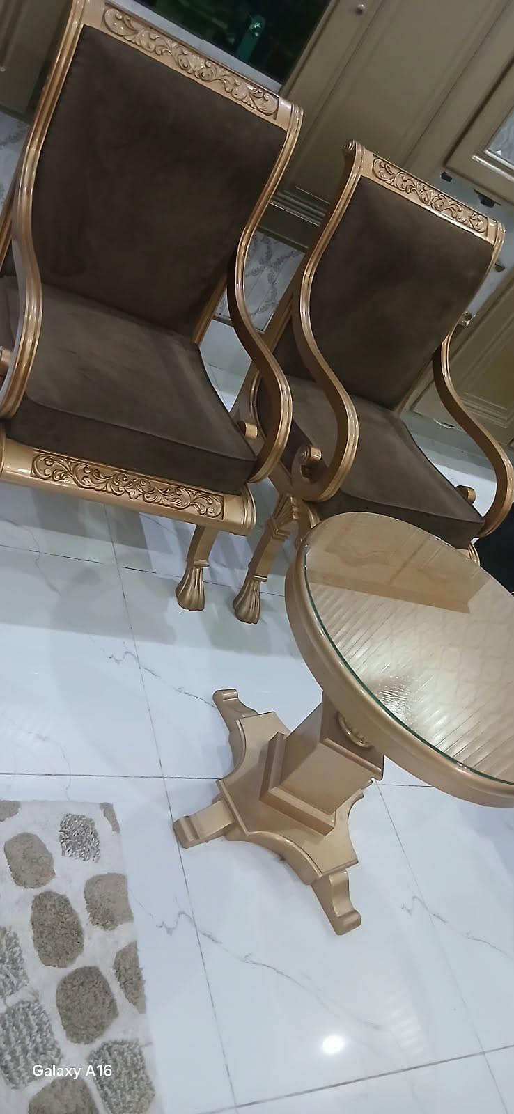 chairs with table. 1