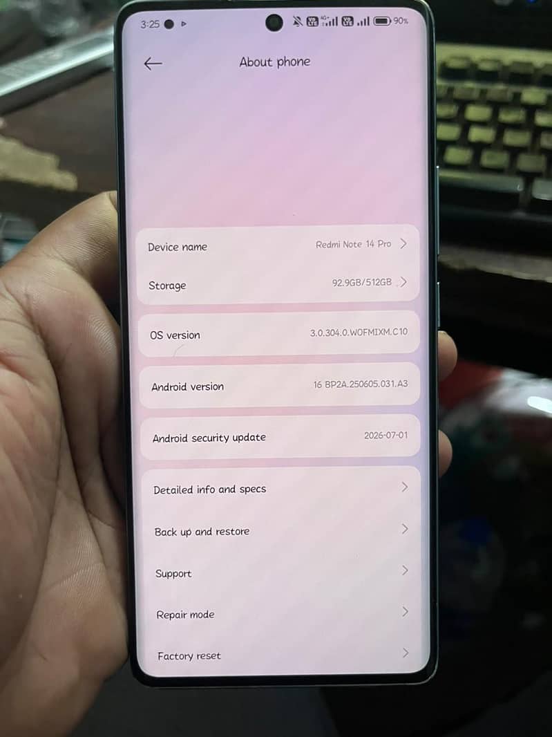 Xiaomi note 14 Pro 3