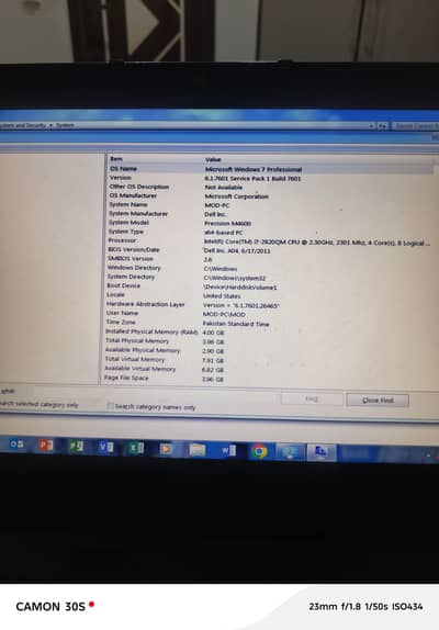 Dell Precision M4600 core i7 for Sale
