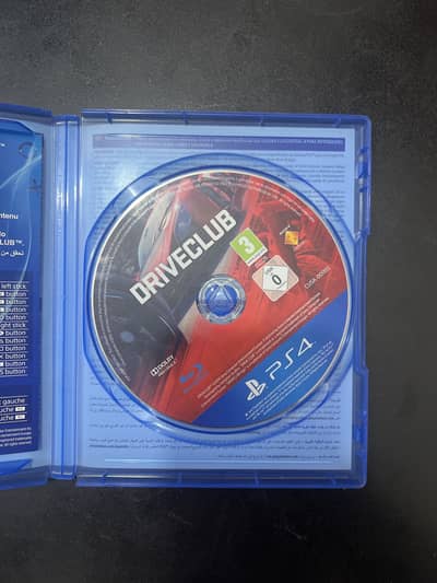 Drive club CD PS4
