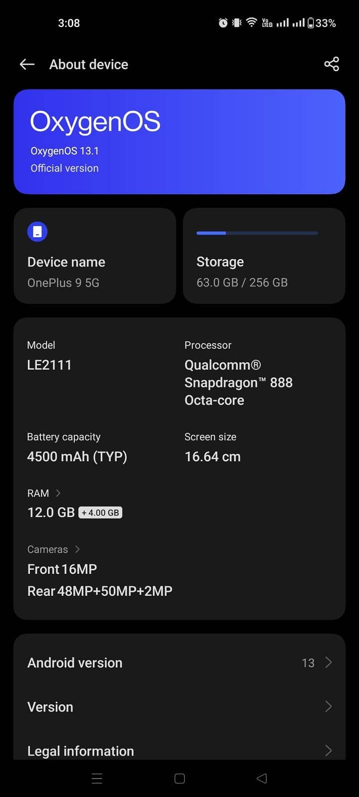 One plus9 5G 2