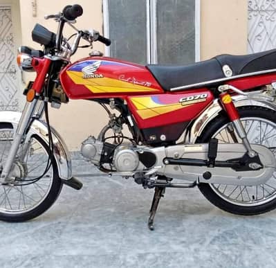 Honda CD 70cc Model 2005 Complete File