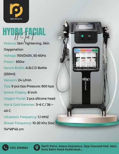 HydraFacial Machine / Hydra Facial Machine / Facial Machine /Skincare