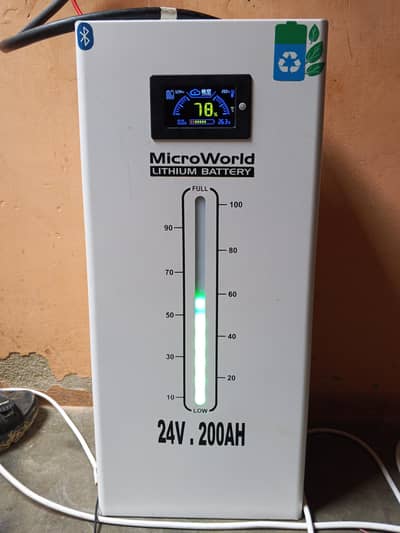 Lithium batter 24v 110ah
