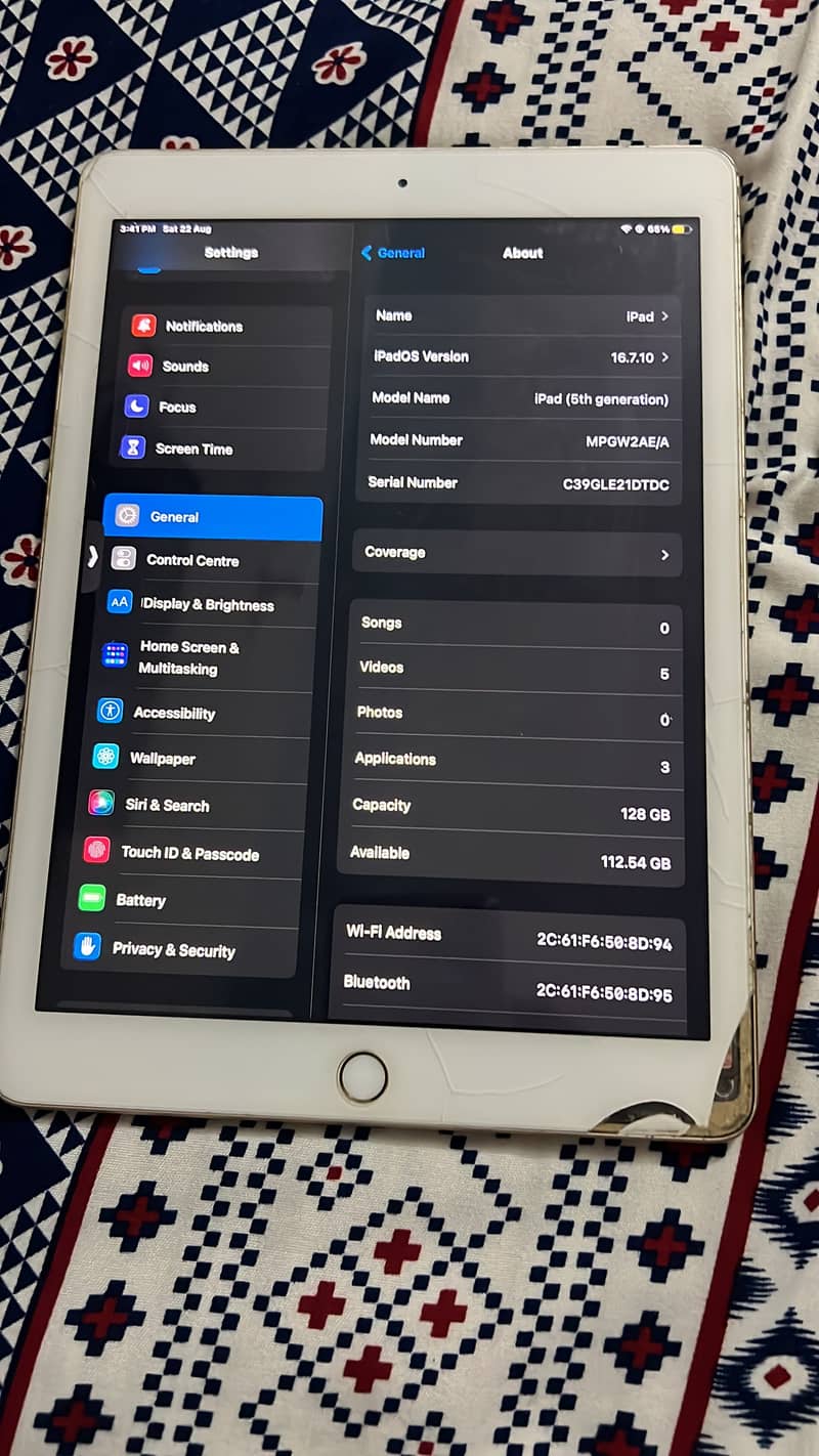 Apple ipad 5 generation 3