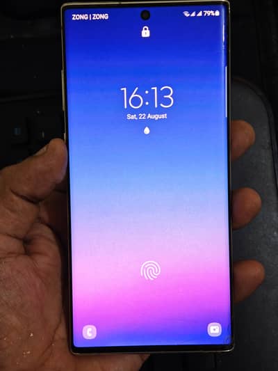 SAMSUNG GALAXY NOTE 10+ 5G — 12GB / 256GB ( SIRF GLASS BREAK HA )