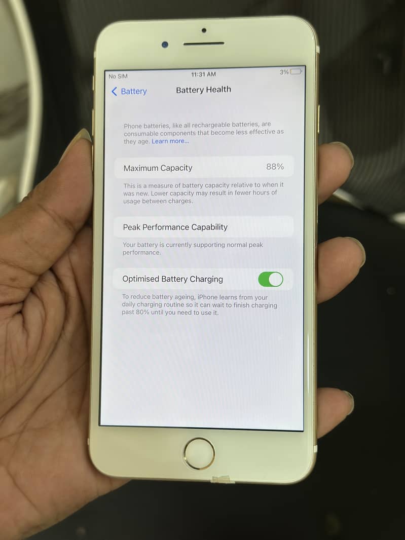 IPhone 7 Plus 2 month sim time 8