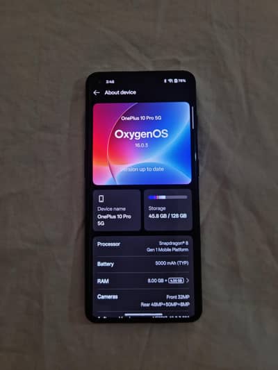 One Plus 10 Pro nonpta