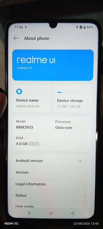 Realme Note 60
