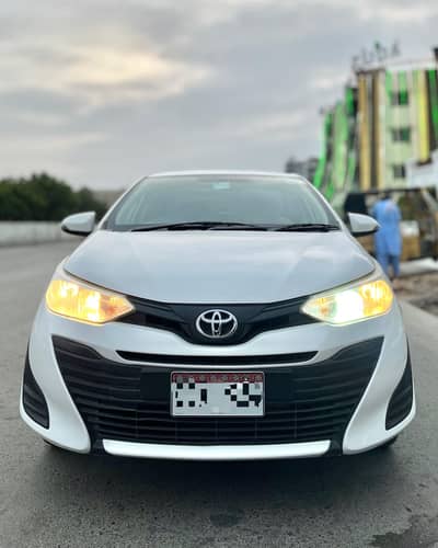 Toyota Yaris Gli Model 2020 white color Automatic original condition