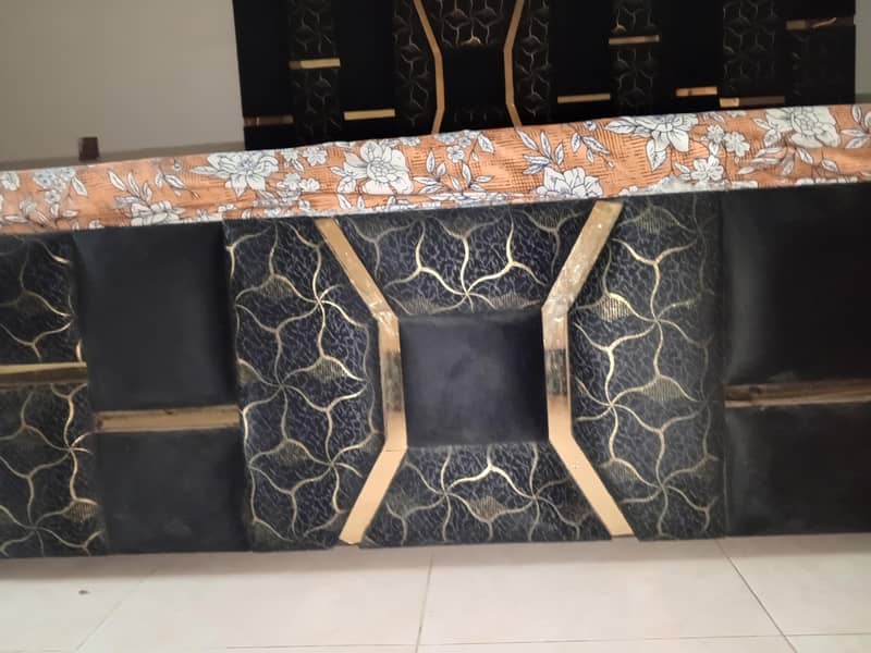 Bed with side table 1