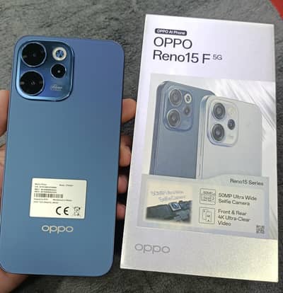 OPPO Reno15 F Blue colour 10/10 condition