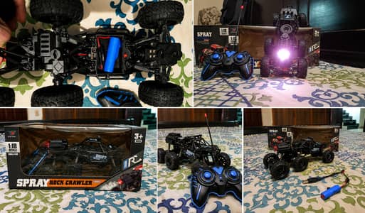smoking spray monster car  and 1;18 scale