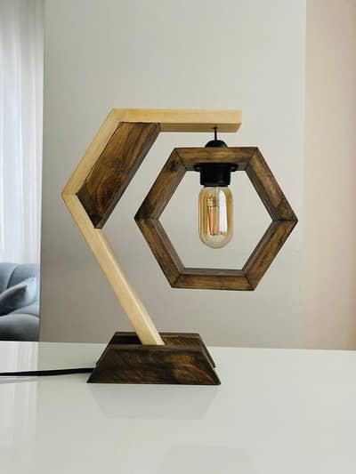 wooden lamp