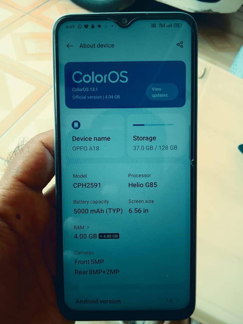 OPPO A18 4