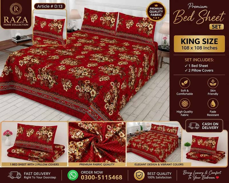 King Size Double Bed Sheets 3