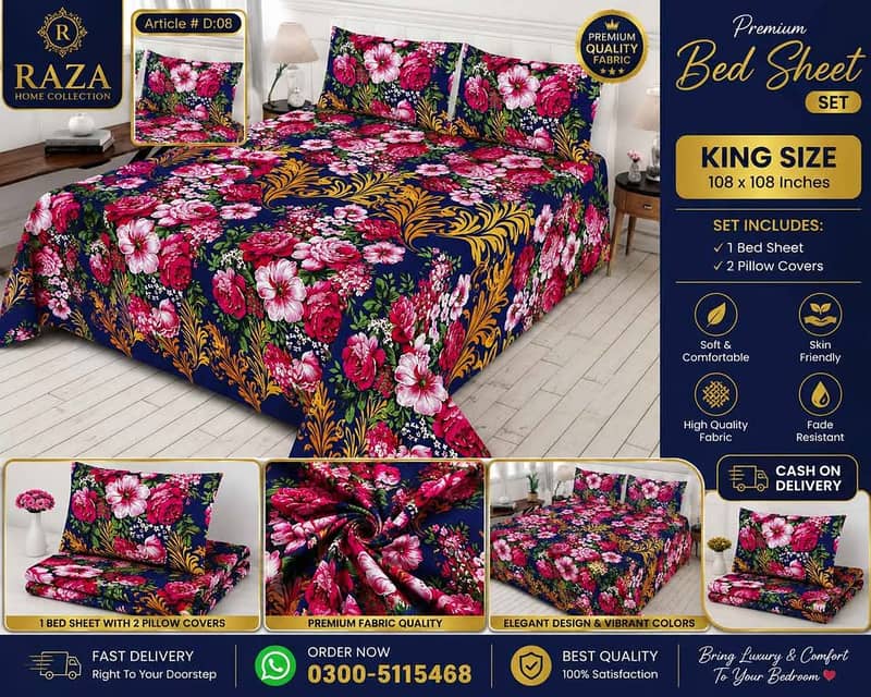 King Size Double Bed Sheets 6