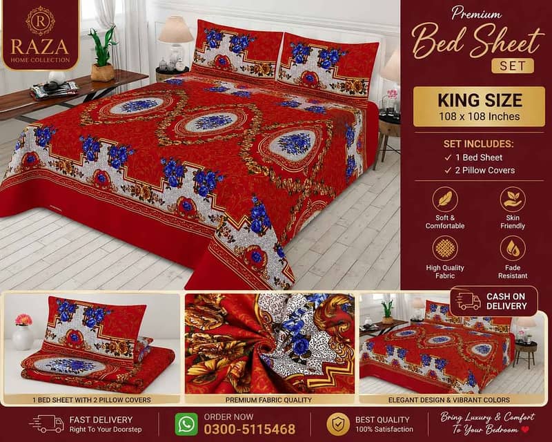 King Size Double Bed Sheets 7