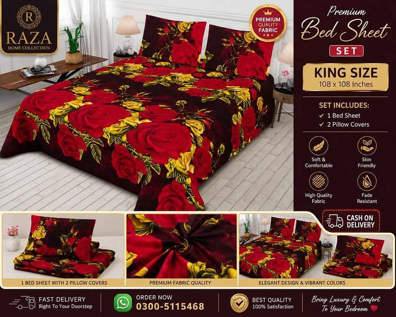 King Size Double Bed Sheets 8